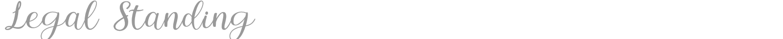 Legal Standing font preview